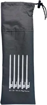 Чанта за палатки | чанта за къмпинг от тъкан Оксфорд - Аксесоари за къмпинг, на открито, дизайн дантела за колчета за палатки, Вятърна въжета за палатки